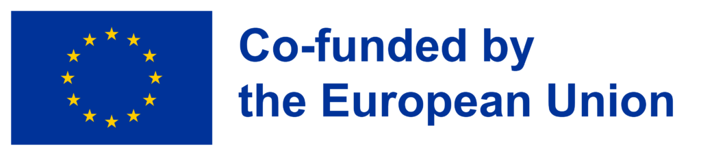 European Union flag. Text: Co-funded by the European Union